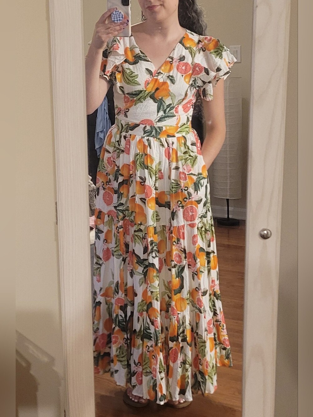 Ivy City Trixie Dress in Citrus - Picture 2 of 3